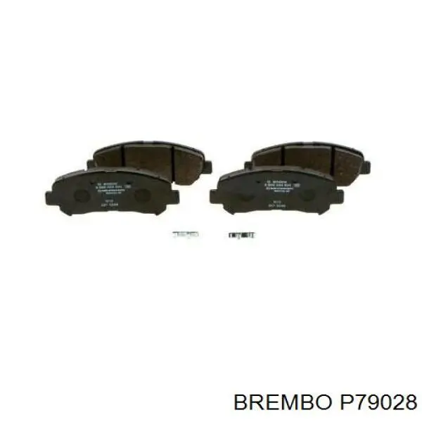 Pastillas de freno delanteras P79028 Brembo