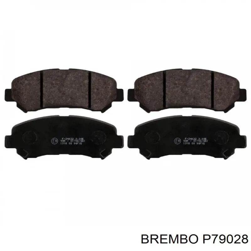 Тормозные колодки Brembo P79028