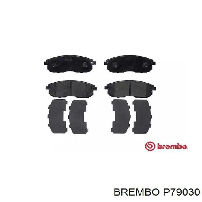 P79030 Brembo передние тормозные колодки