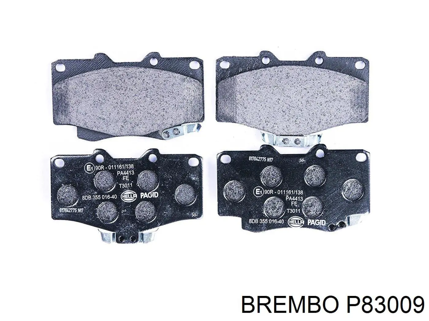 Тормозные колодки Brembo P83009