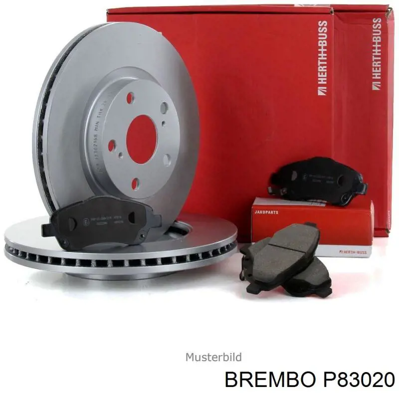 Передние тормозные колодки P83020 Brembo