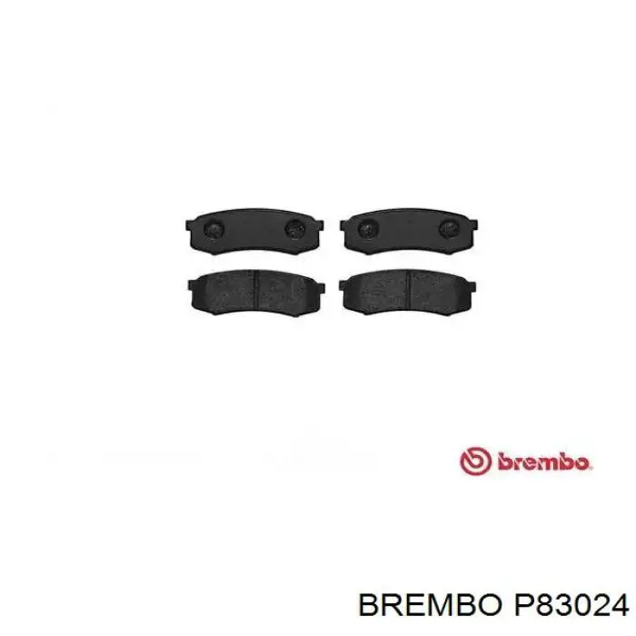 Pastillas de freno traseras P83024 Brembo