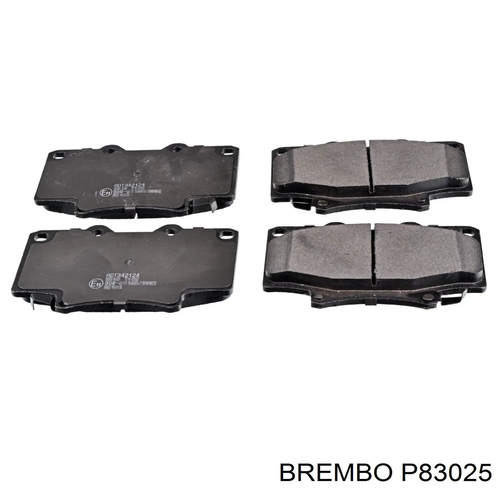 Купить P83025 Brembo Колодки тормозные