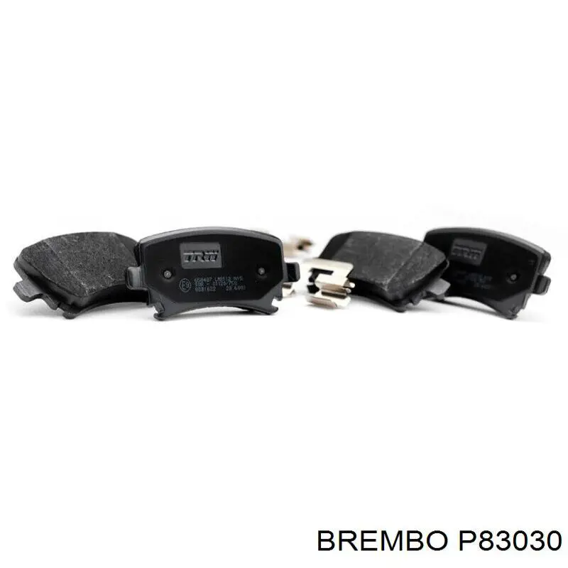 P83030 Brembo Колодки тормозные дисковые комплект
