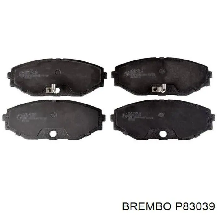 P83039 Brembo Колодки передние
