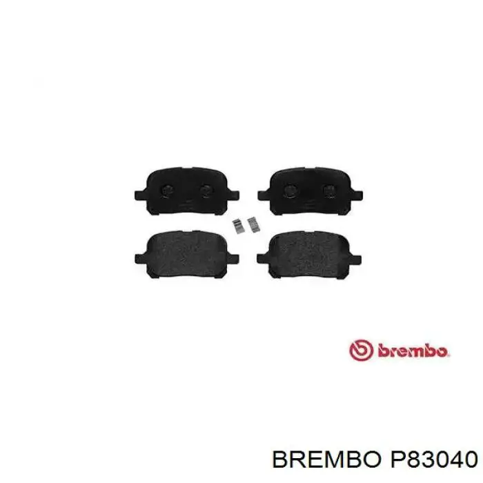 Передние тормозные колодки P83040 Brembo