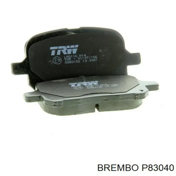 Купить P83040 Brembo Колодки тормозные