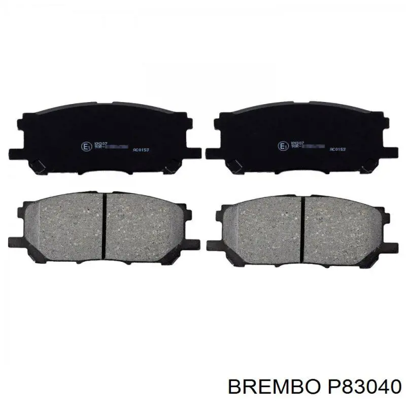 Передние тормозные колодки P83040 Brembo