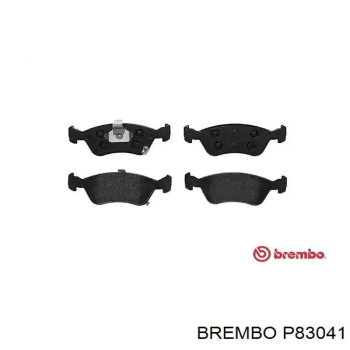 P83041 Brembo колодки тормозные передние дисковые