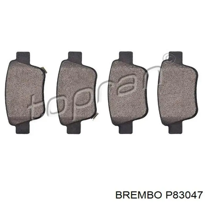 Задние дисковые колодки Brembo P83047