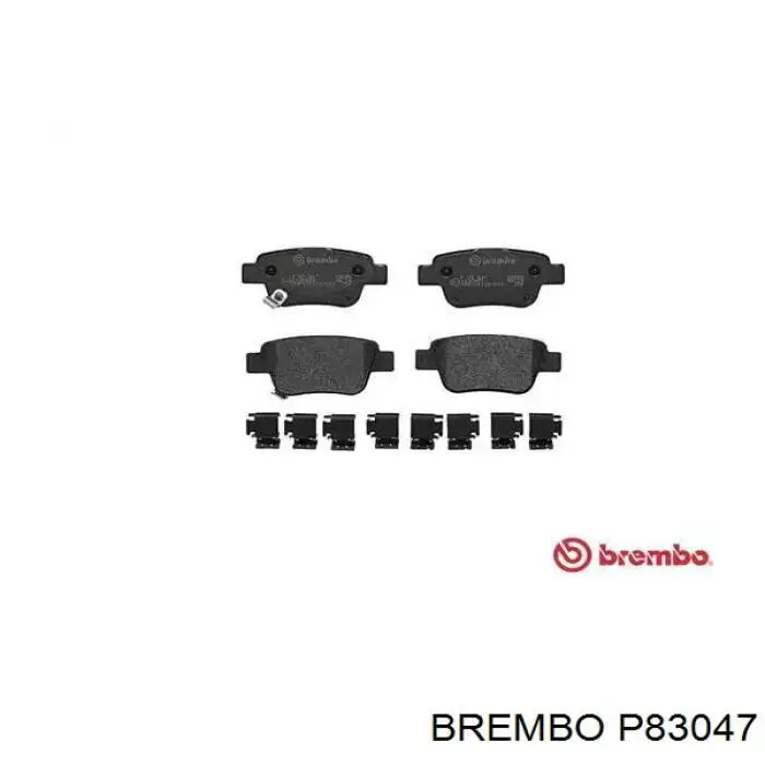 Задние тормозные колодки P83047 Brembo