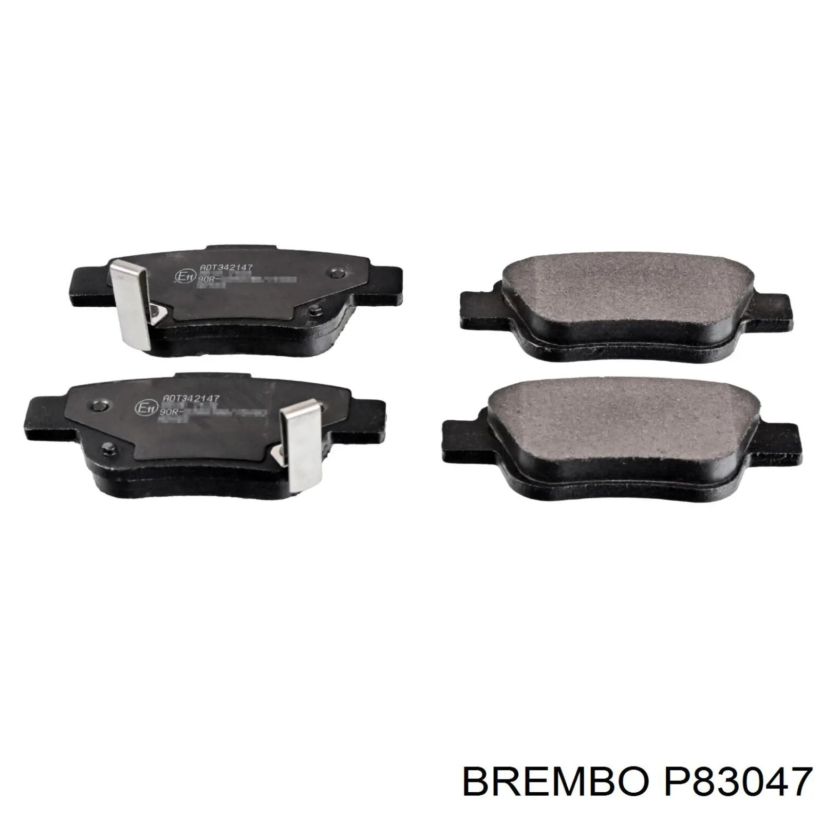 Задние тормозные колодки P83047 Brembo