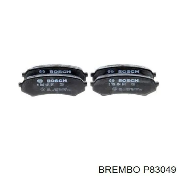Задние тормозные колодки P83049 Brembo