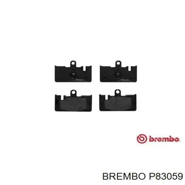 Задние тормозные колодки P83059 Brembo