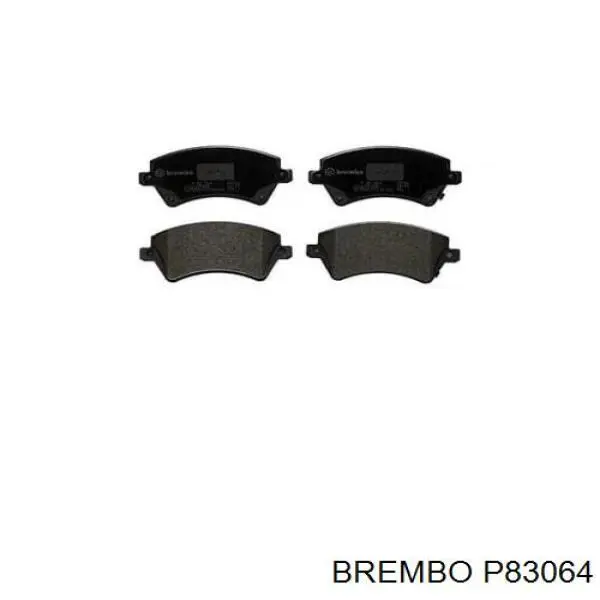 Купить P83064 Brembo Колодки тормозные