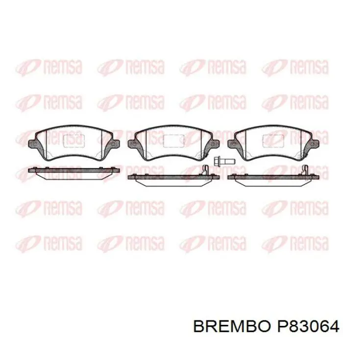 Передние тормозные колодки P83064 Brembo