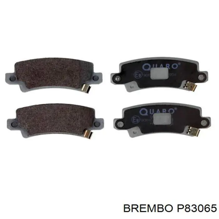 Pastillas de freno traseras P83065 Brembo