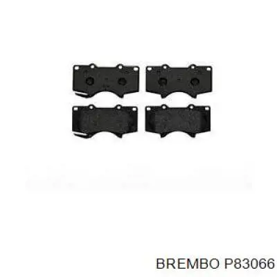 Купить P83066 Brembo Колодки тормозные