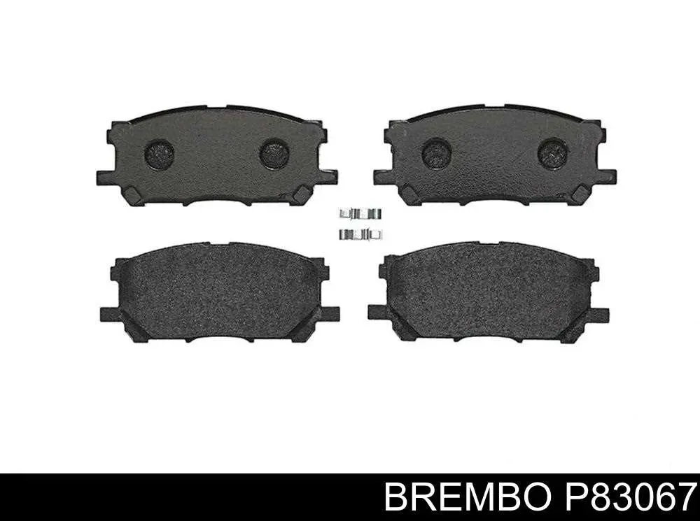 Передние тормозные колодки P83067 Brembo