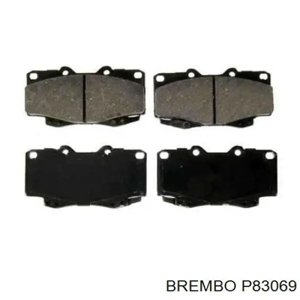 Тормозные колодки Brembo P83069
