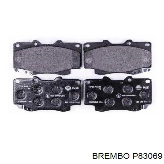 Колодки Brembo P83069 цена, от 36.25 USD