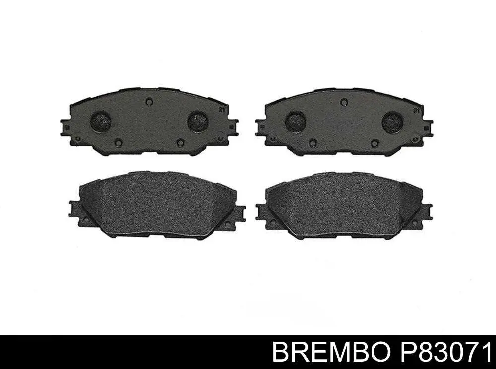 Купить P83071 Brembo Колодки тормозные