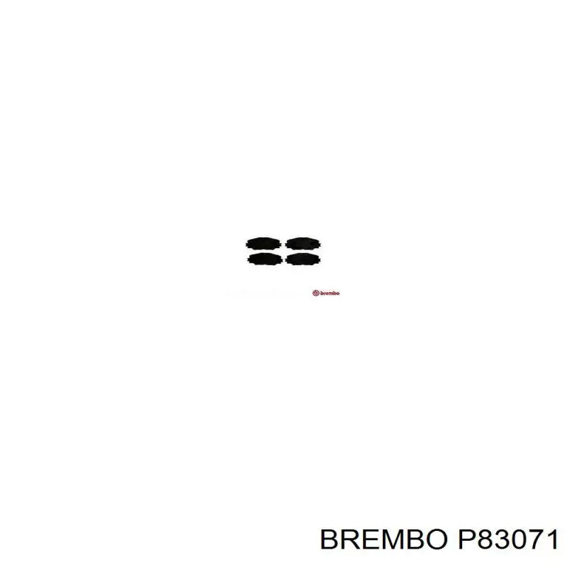 Колодки Brembo P83071 цена, от 34.45 USD