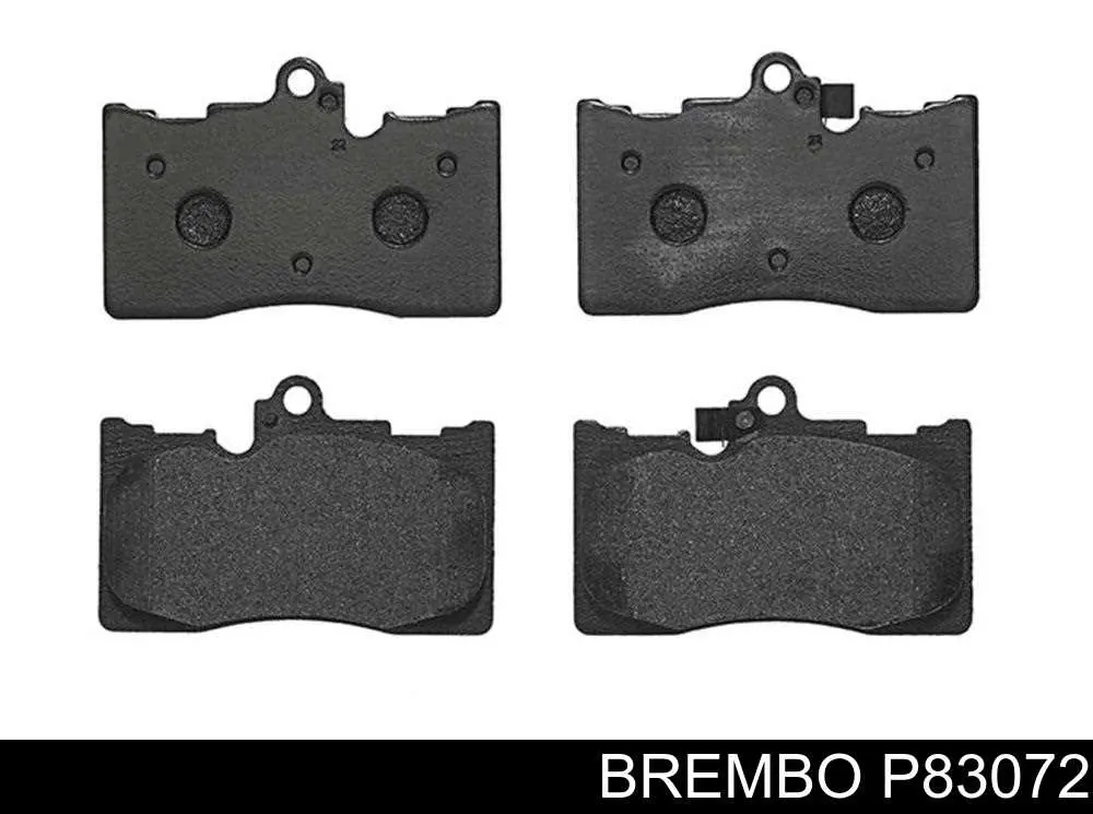 Передние тормозные колодки P83072 Brembo