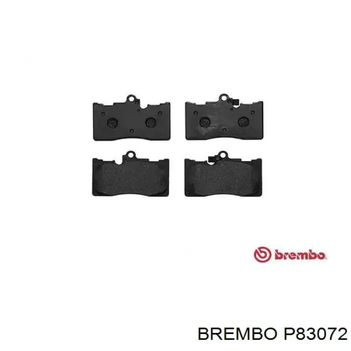 Pastillas de freno delanteras P83072 Brembo