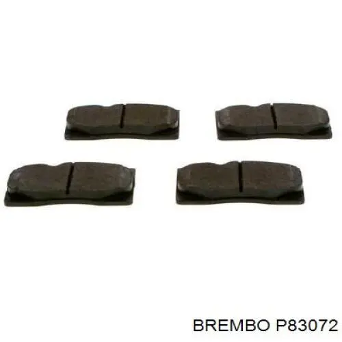 Купить P83072 Brembo Колодки тормозные
