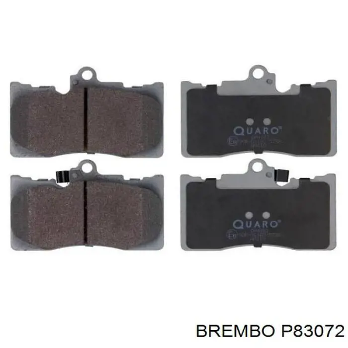 Передние тормозные колодки P83072 Brembo