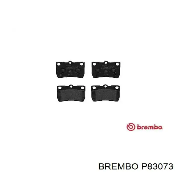 Pastillas de freno traseras P83073 Brembo