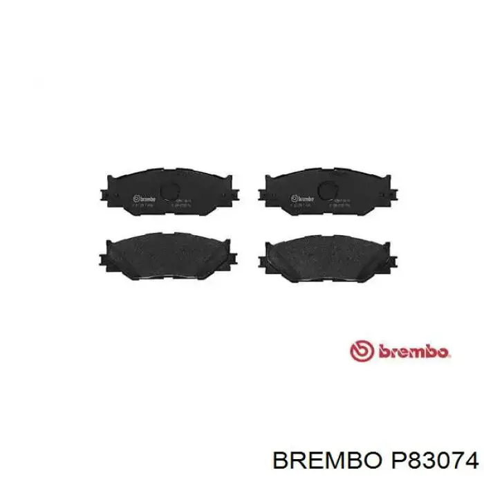 Передние тормозные колодки P83074 Brembo