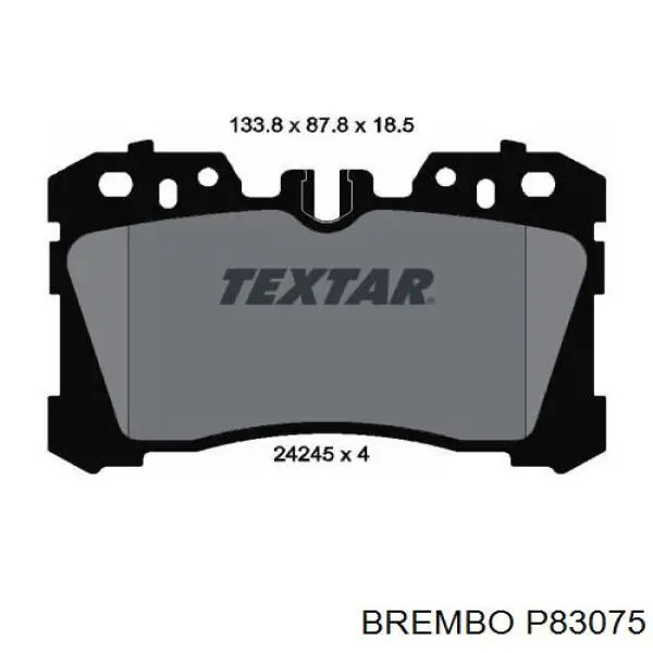 Тормозные колодки Brembo P83075