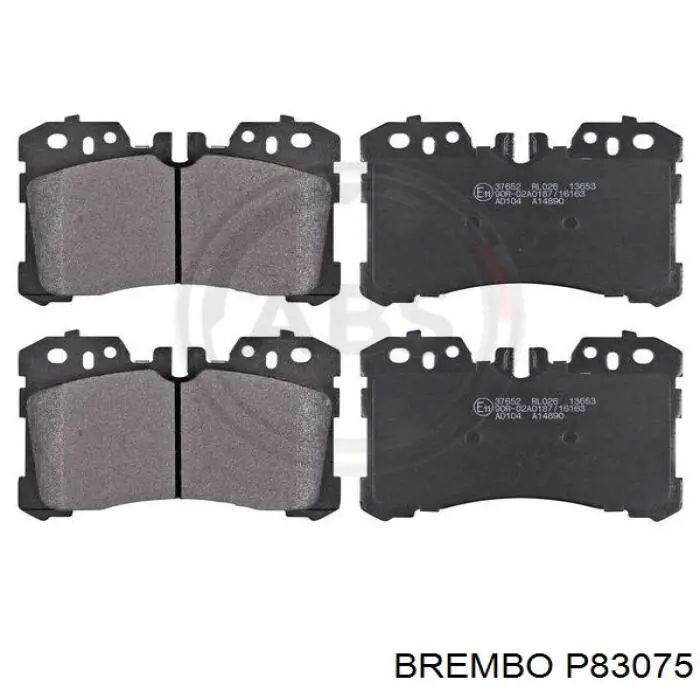 Передние тормозные колодки P83075 Brembo