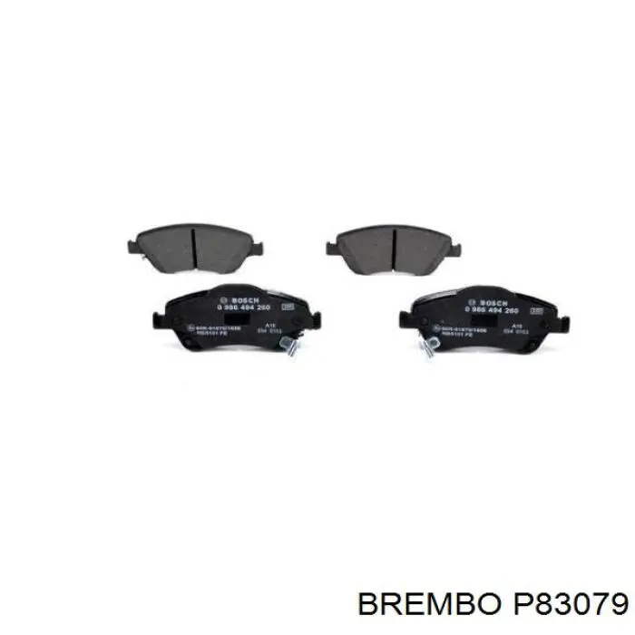 Передние тормозные колодки P83079 Brembo