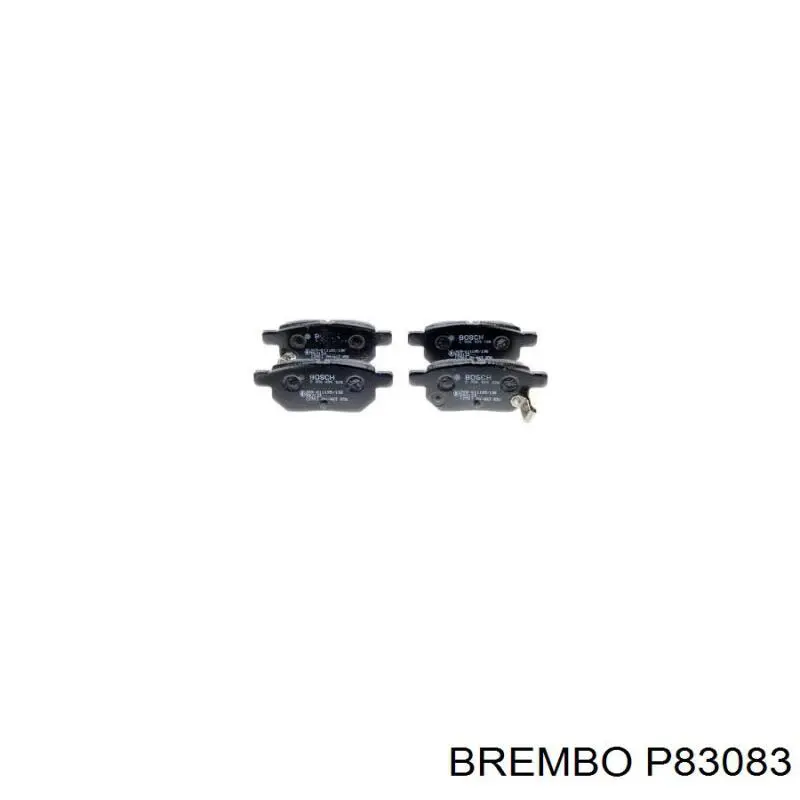 Задние дисковые колодки Brembo P83083