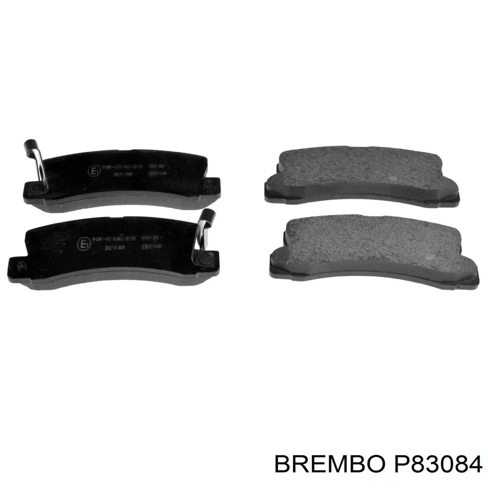 P83084 Brembo колодки тормозные задние дисковые