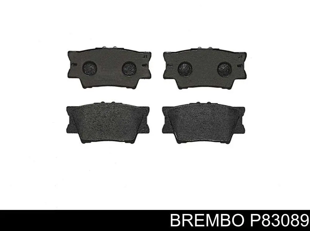 Задние тормозные колодки P83089 Brembo