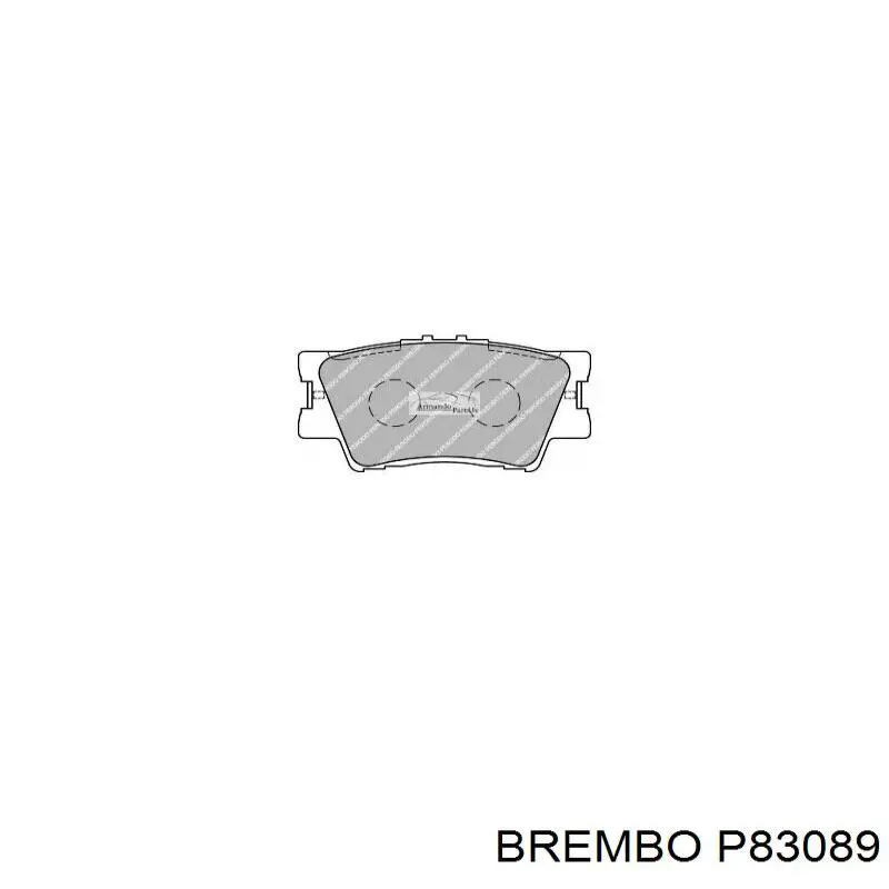 Задние дисковые колодки Brembo P83089