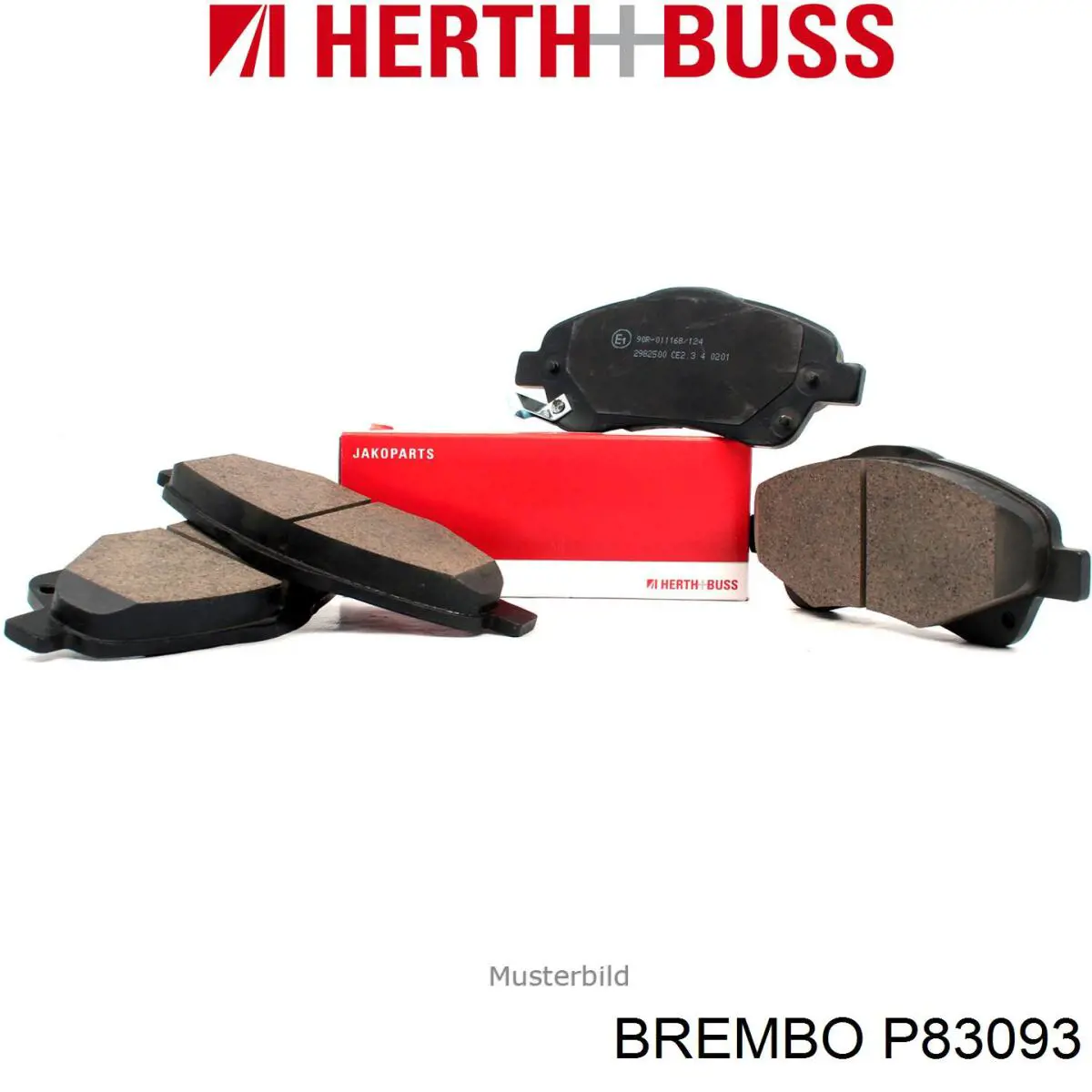 Передние тормозные колодки P83093 Brembo