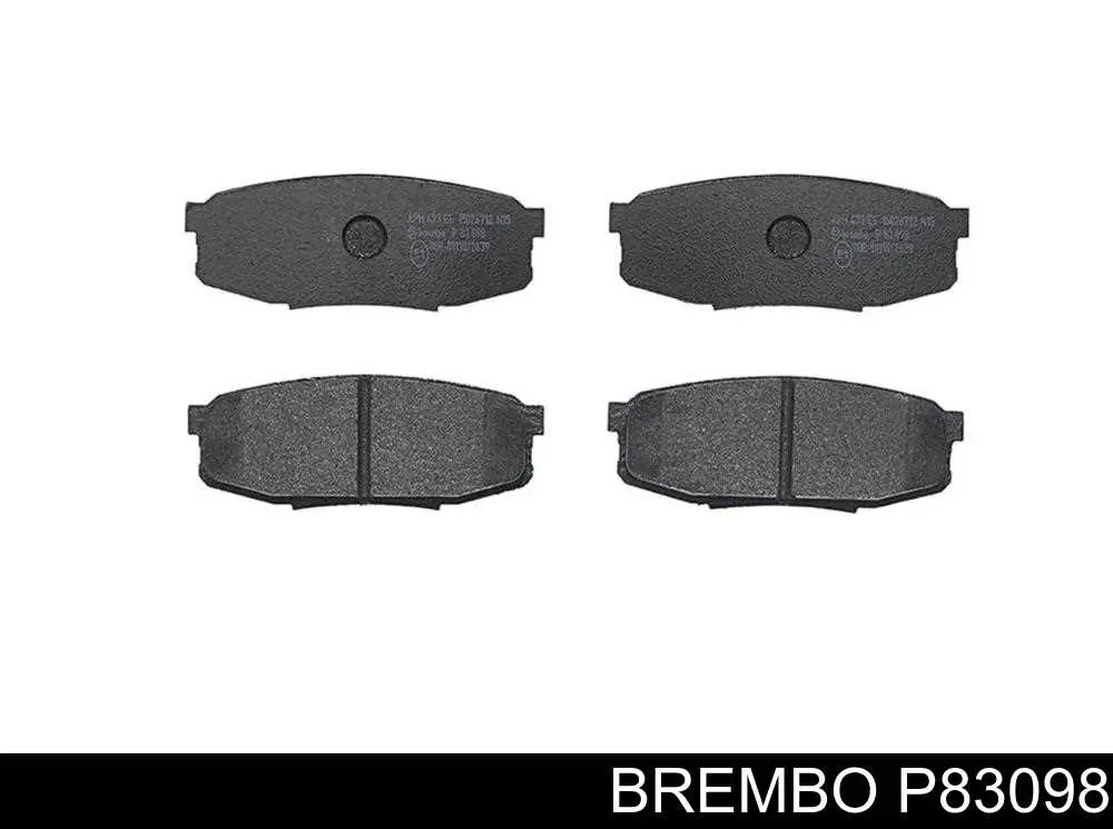 Задние тормозные колодки P83098 Brembo