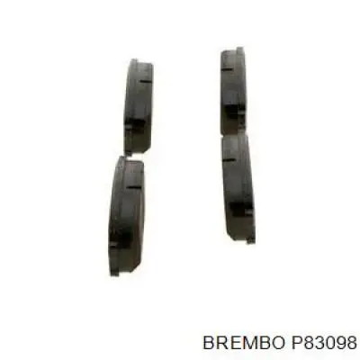 P83098 Brembo Колодки тормозные дисковые комплект