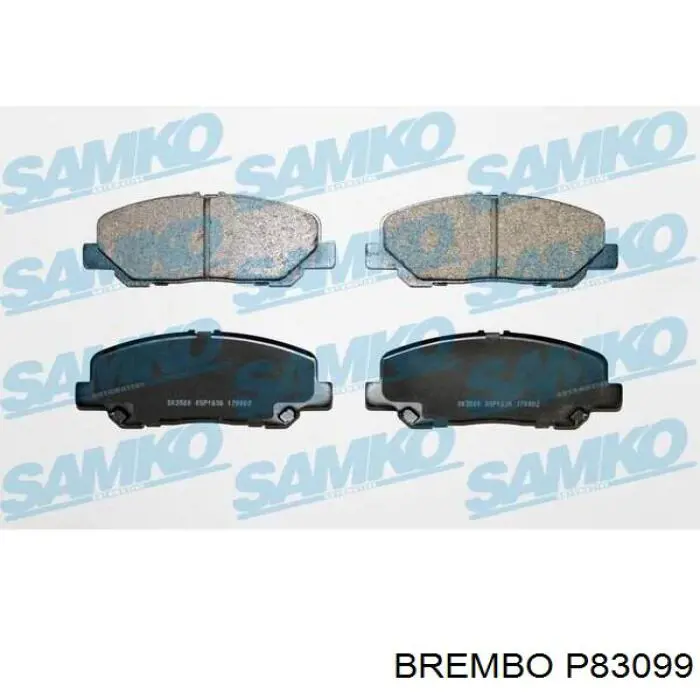 Передние тормозные колодки P83099 Brembo