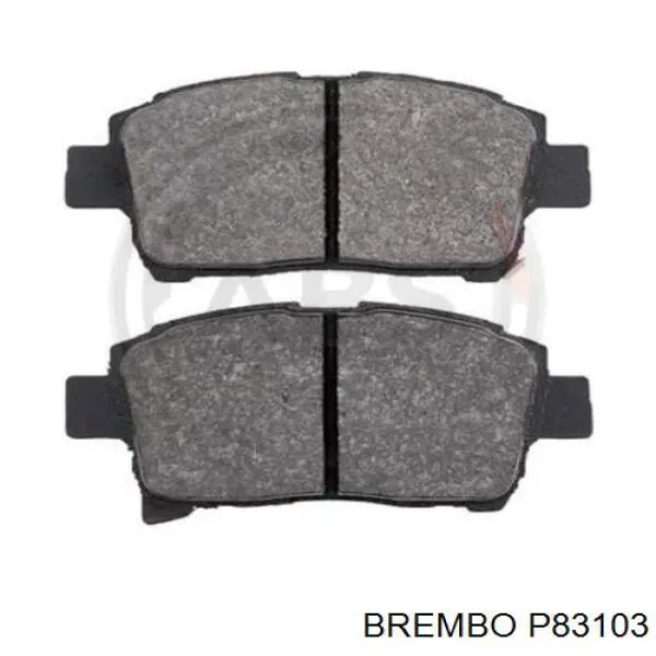 P83103 Brembo Колодки передние