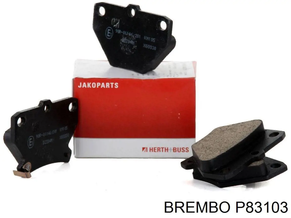 Передние тормозные колодки P83103 Brembo