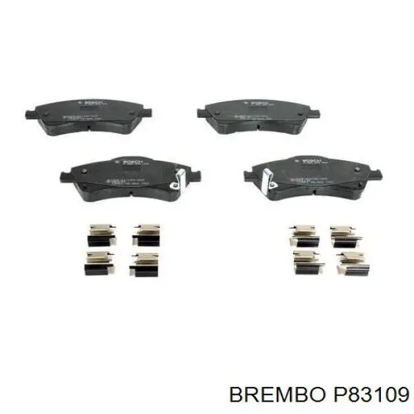Передние тормозные колодки P83109 Brembo