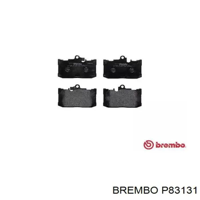P83131 Brembo передние тормозные колодки