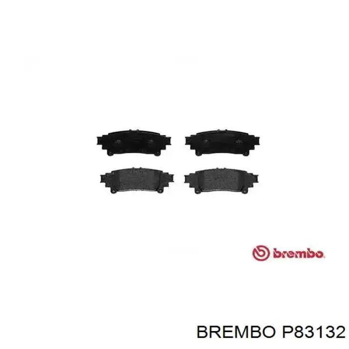 Задние тормозные колодки P83132 Brembo