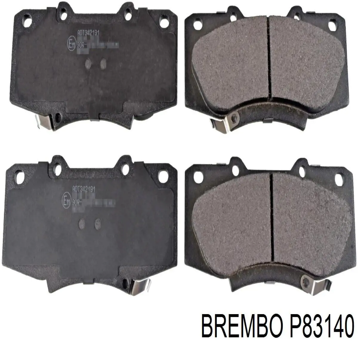 Купить P83140 Brembo Колодки тормозные